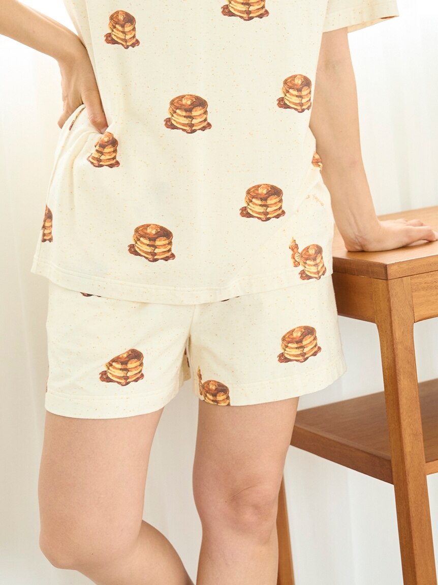 gelato pique（ジェラートピケ）の「【ラッピング済み】CAT柄シャツ＆ショートパンツSET（ルームウェア/パジャマ）」 - WEAR