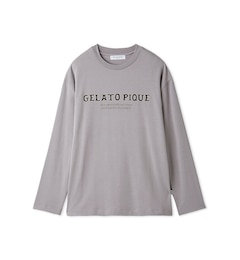 【HOMME】レーヨンインレーメッセージロゴロンT