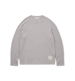 【HOMME】ホットスムーズィーリブプルオーバー