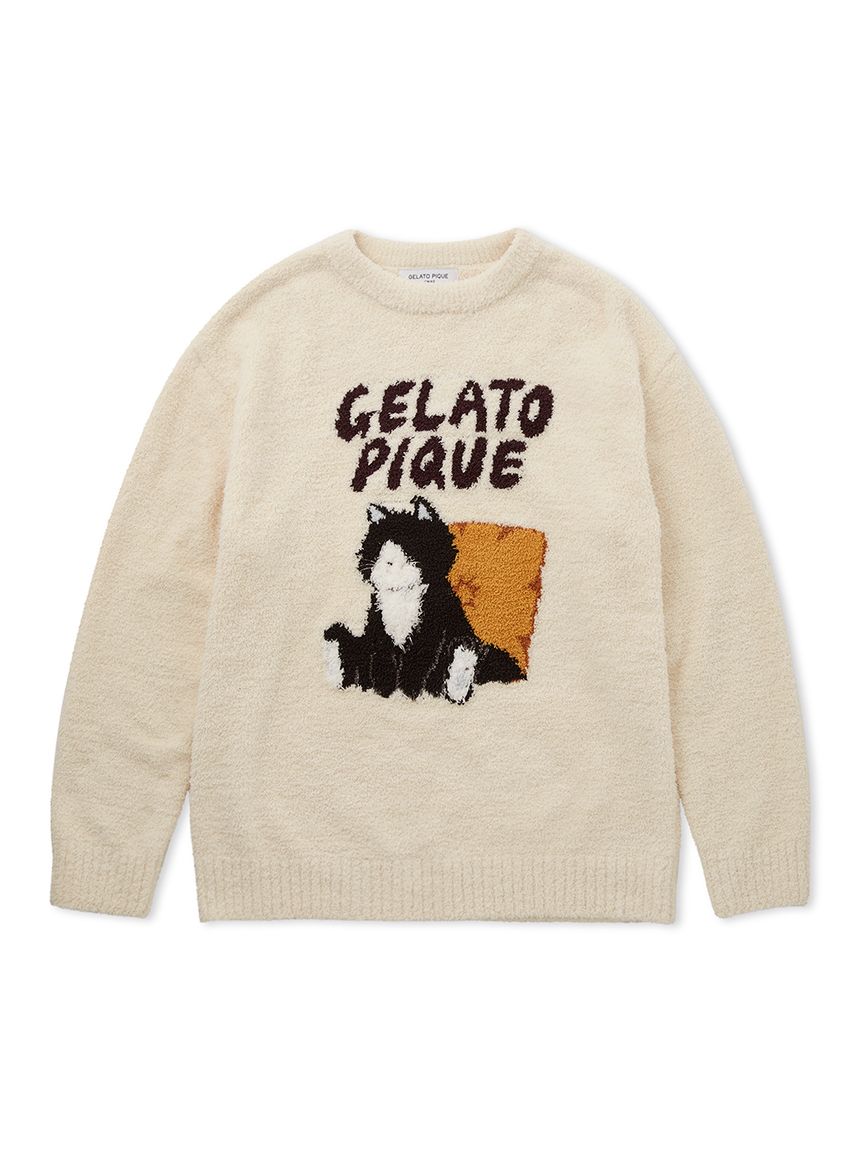 半額 福袋の通販 HOMME】ベビモコキャットジャガードプルオーバー|gelato pique トップス