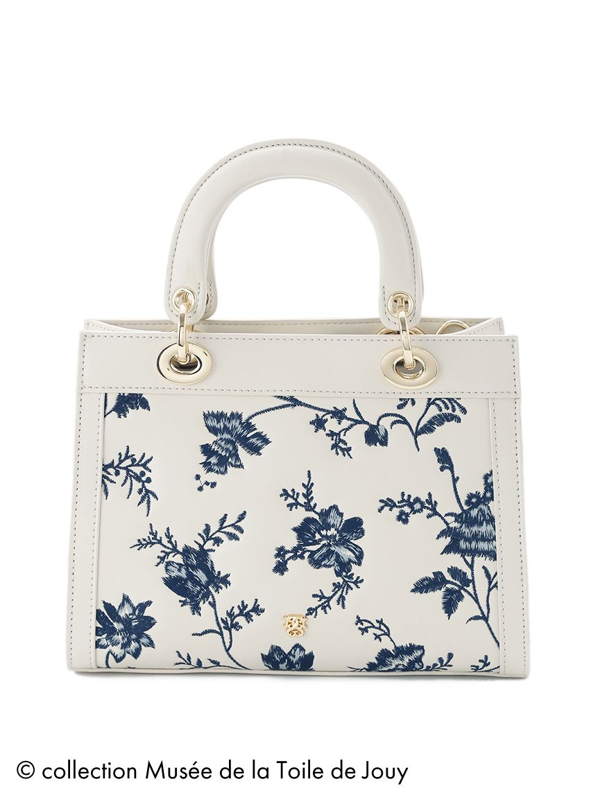 Mini lady dior online toile de jouy bag