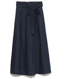 【フレイ アイディー/FRAY I．D】 フロントデニムスリットスカート [送料無料]