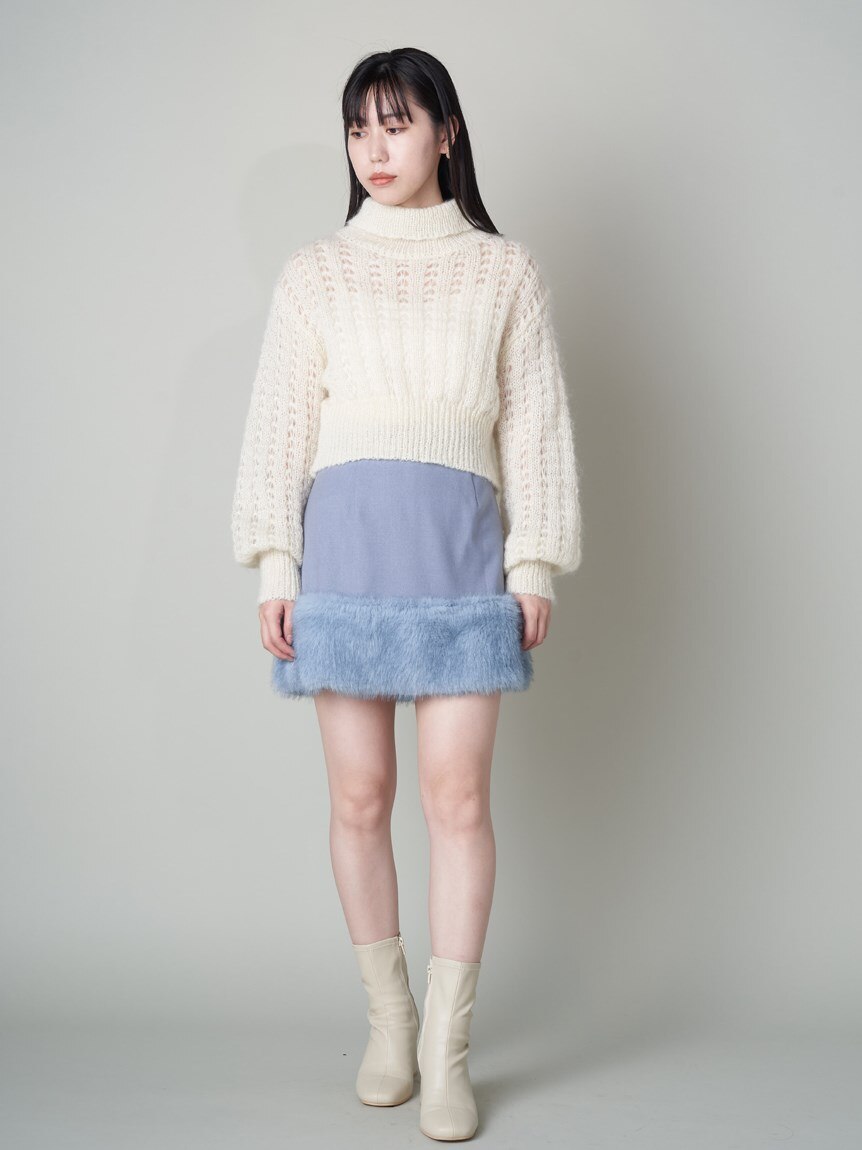 新作からSALEアイテム等お得な商品満載】 lilybrown ファースカート