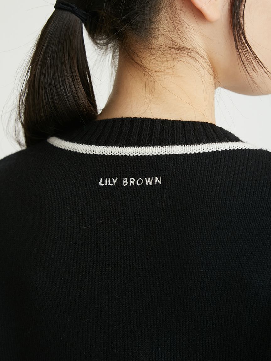 LILY BROWN×MARY QUANT】ジャガードニット|LILY BROWN(リリーブラウン