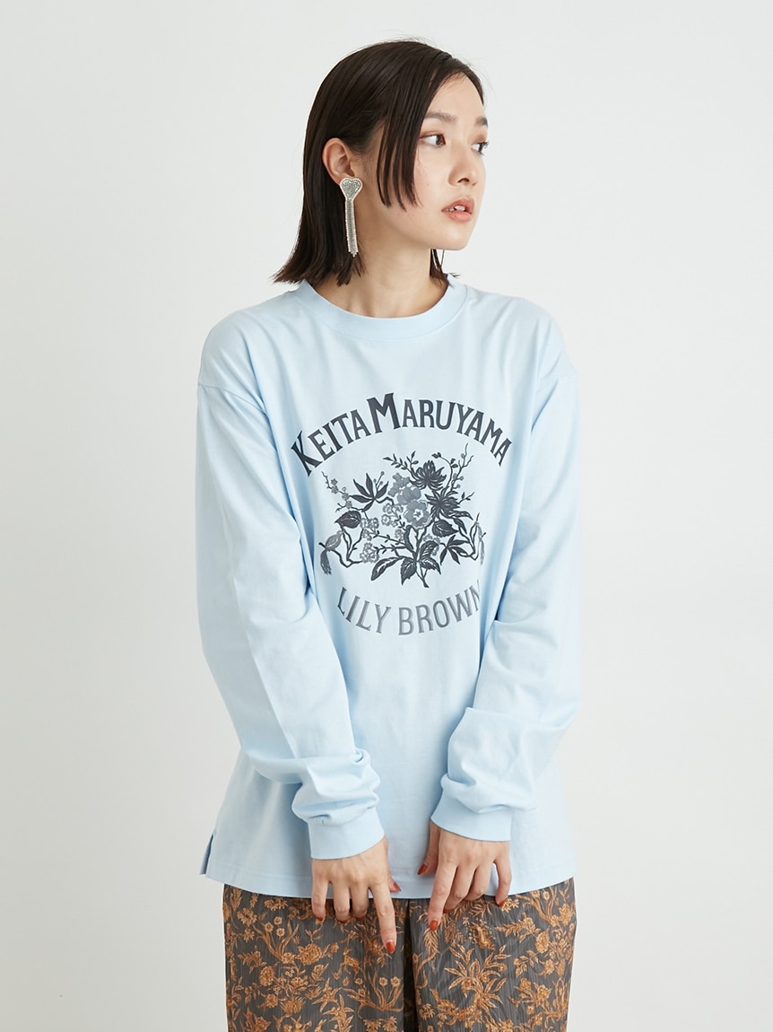 LILY BROWN×KEITA MARUYAMA】コラボレーションプリントロングTシャツ