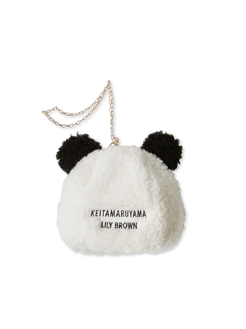 【LILYBROWN×KEITAMARUYAMA】パンダボアポーチバッグ