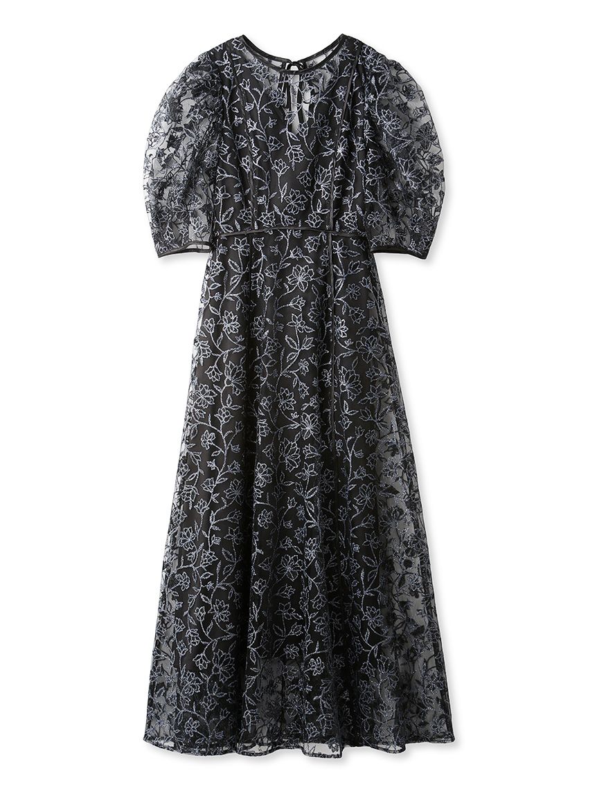 チュール刺繍ドレス|LILY BROWN(リリーブラウン)の通販｜アイルミネ
