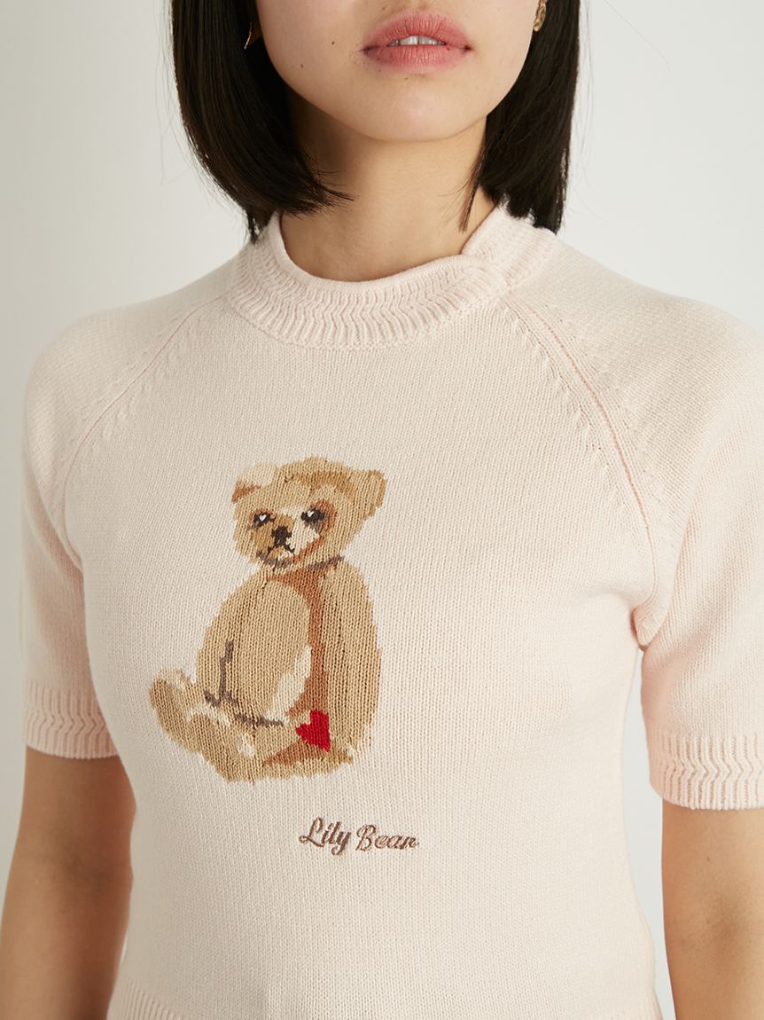 Lily Bearハートモチーフニット|LILY BROWN(リリーブラウン)の通販