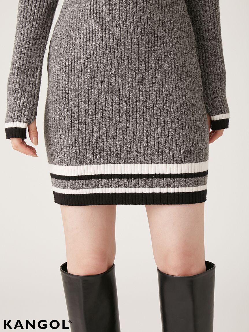 LILY BROWN×KANGOL】【WEB限定カラー】ミニニットワンピース