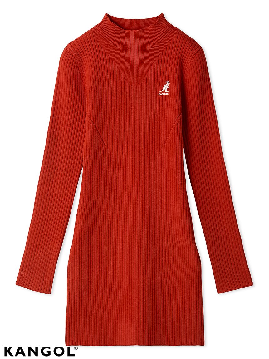 LILY BROWN×KANGOL】【WEB限定カラー】ミニニットワンピース