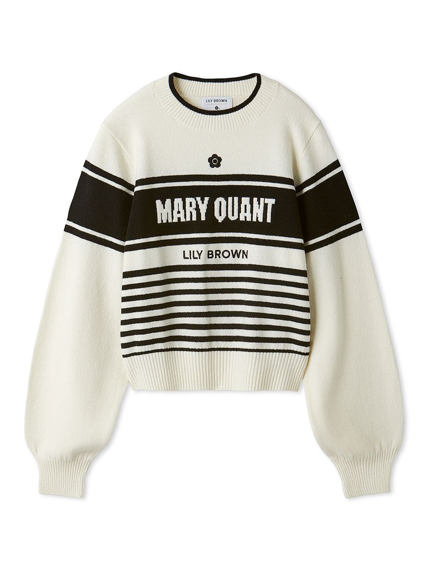 【WEB限定カラー】【LILY BROWN×MARY QUANT】バリエジャガードニット