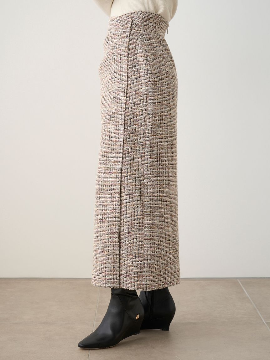 ツイードタックタイトスカート|CELFORD(セルフォード)の通販｜アイルミネ