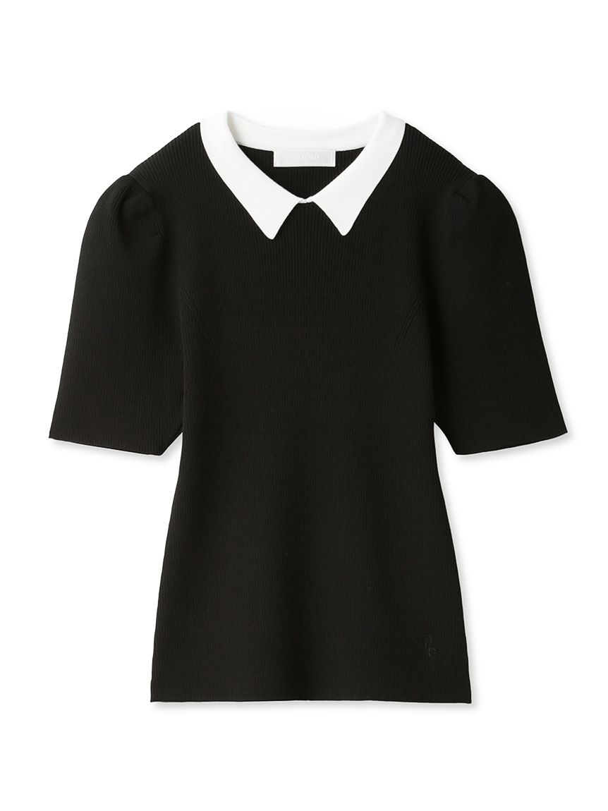 ロゴ刺繍衿付きニットプルオーバー|CELFORD(セルフォード)の通販 ...