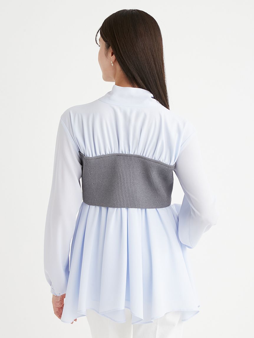 ニットビスチェドッキングブラウス(ブラウス・シャツ)｜TOPS（トップス）｜CELFORD（セルフォード）の通販サイト 【公式】