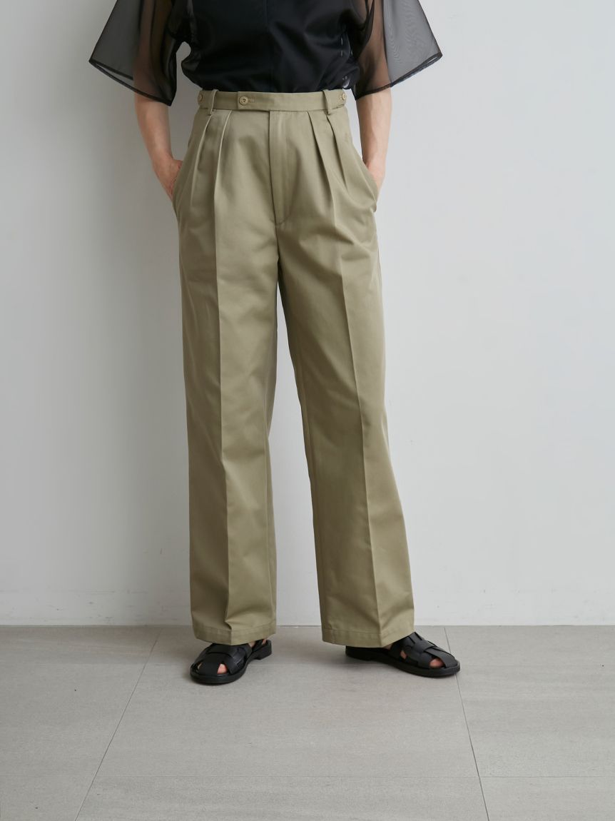 【Dickies(R)別注】ツータックワイドパンツ