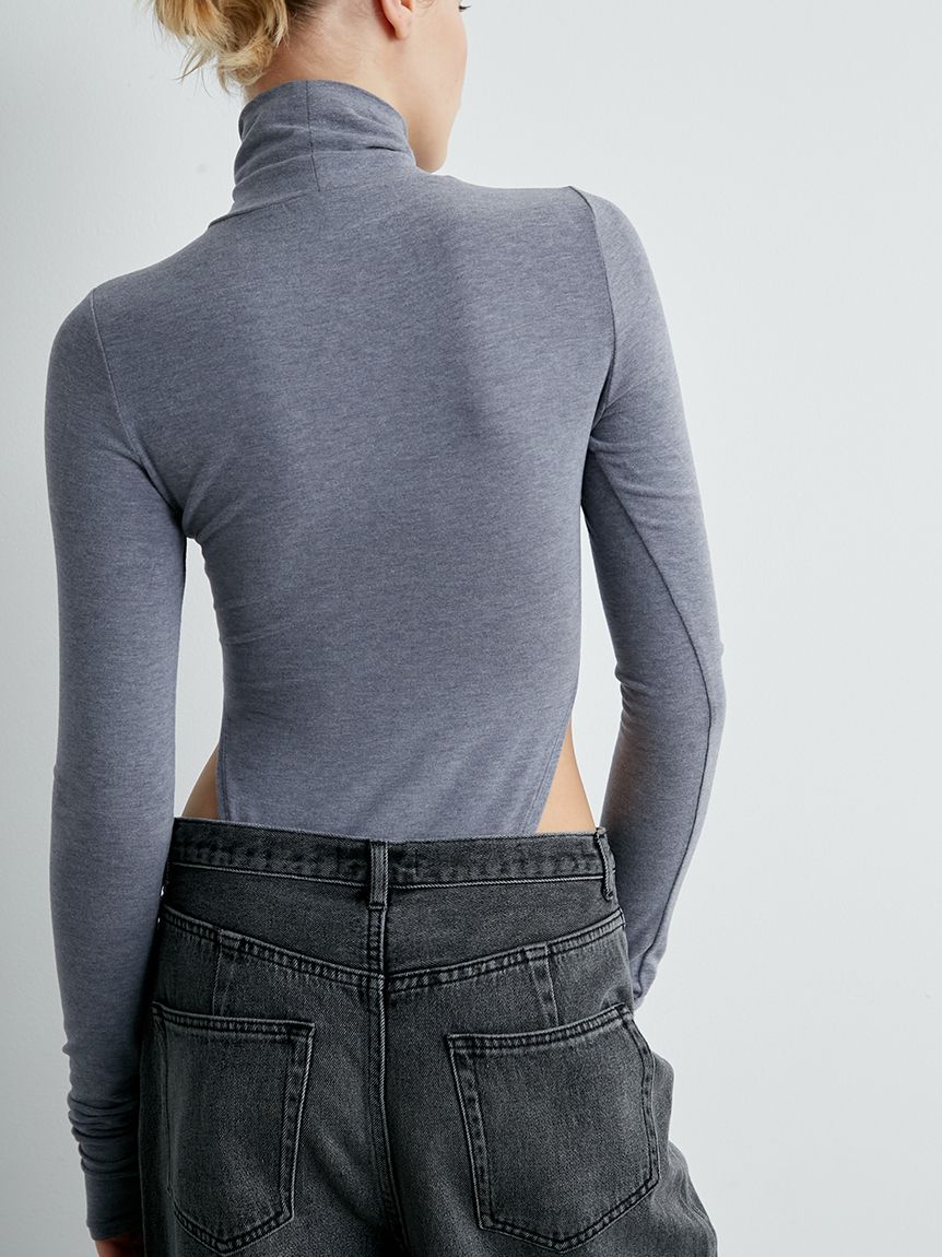 専門店では サイドオープンタートルネックボディスーツ|styling トップス