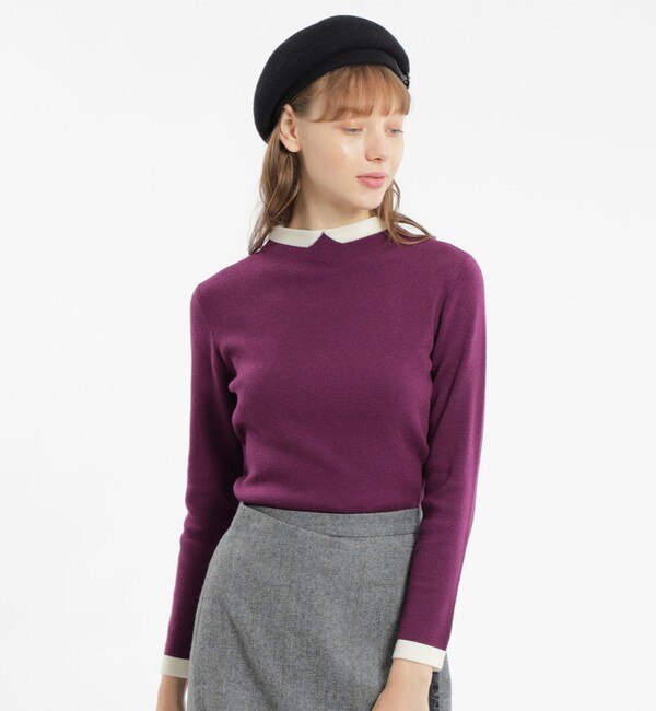 Cleric Collar Knit ロングスリーブ