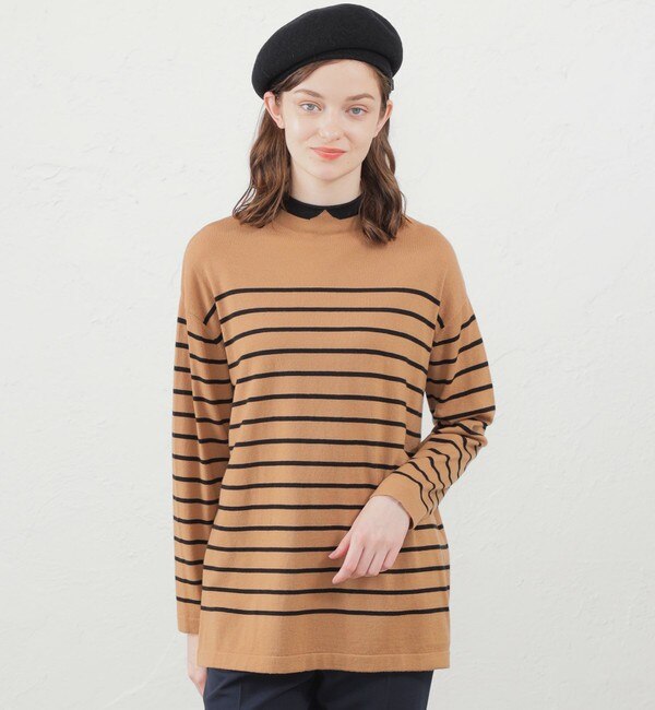 マッキントッシュフィロソフィー 22AW Cleric Collar Knit