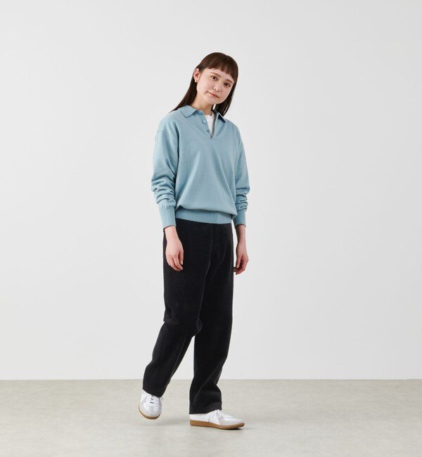 GREY LABEL シンチバックコーデュロイパンツ