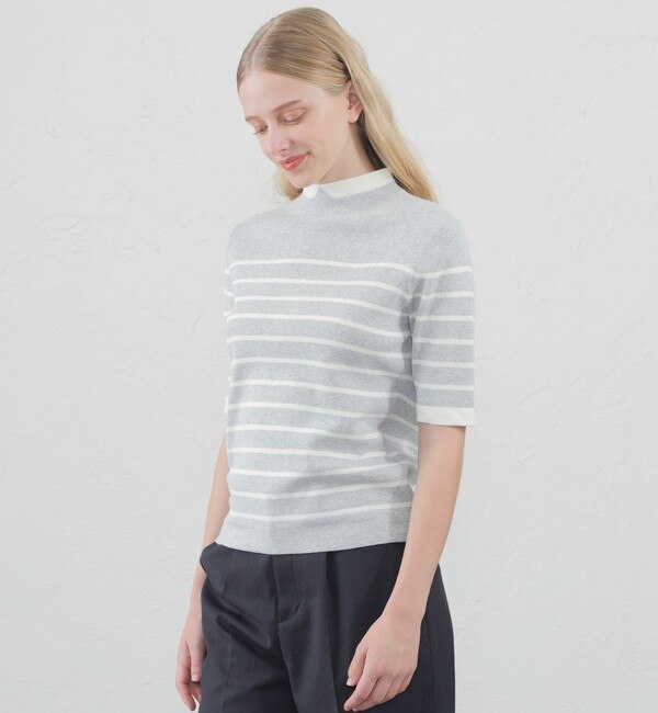 Cleric Collar Knitロングスリーブ