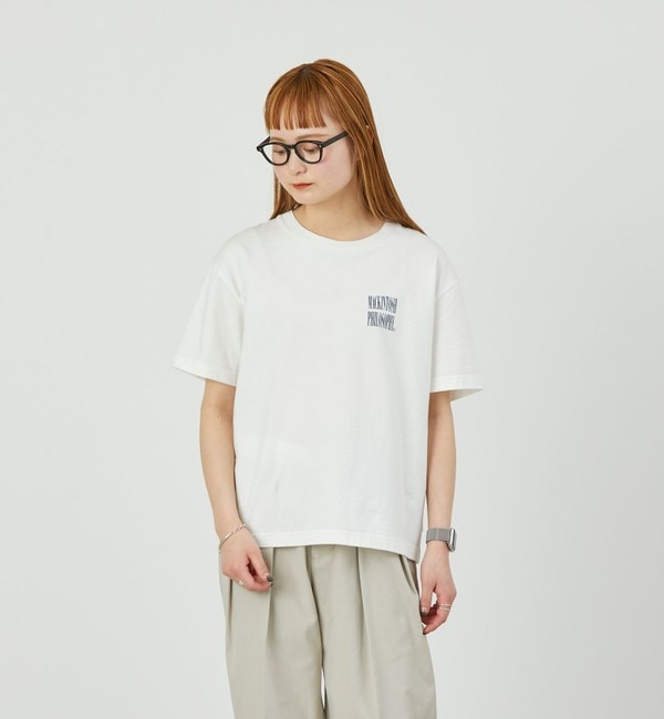 モテ系メンズファッション|【マッキントッシュフィロソフィー/MACKINTOSH PHILOSOPHY】 GREY LABEL SHARP LOGO 半袖T