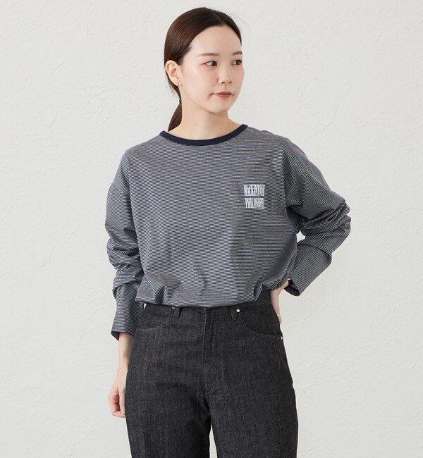 ファッションメンズなら|【マッキントッシュフィロソフィー/MACKINTOSH PHILOSOPHY】 GREY LABEL SHARP LOGO ボーダーロンT