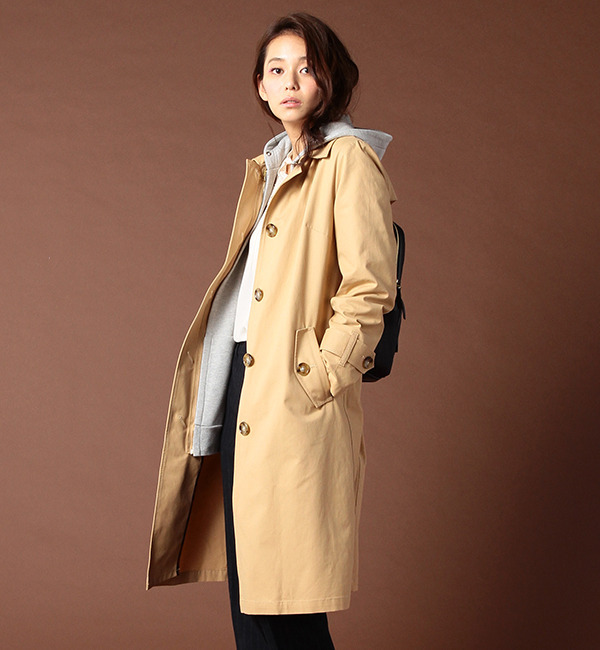 【ソアリーク/Soareak】 ライナーフードツキステンカラーコート [送料無料]