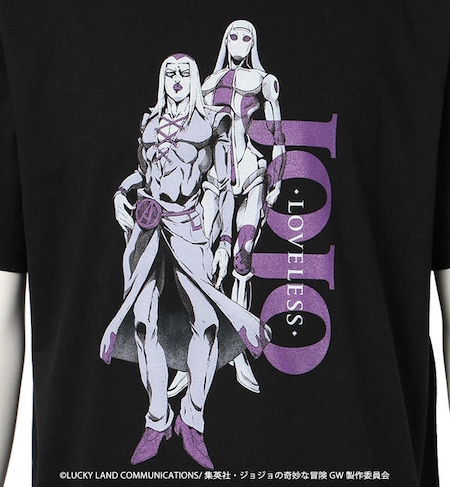 Loveless Men Leone Abbacchioコラボtシャツ Lovelessxジョジョの奇妙な冒険 黄金の風 トップス ラブレス Loveless の通販 アイルミネ