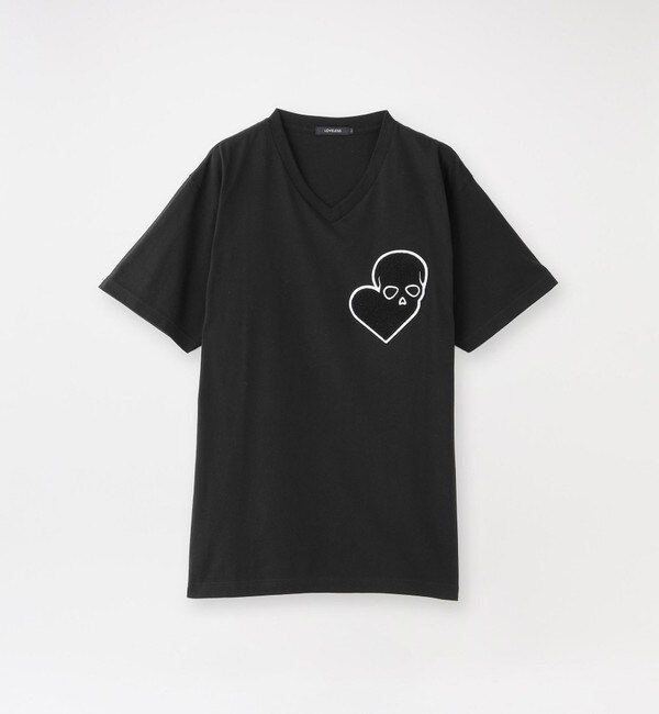 ラブスカルサガラワッペン VネックTシャツ|LOVELESS(ラブレス)の通販