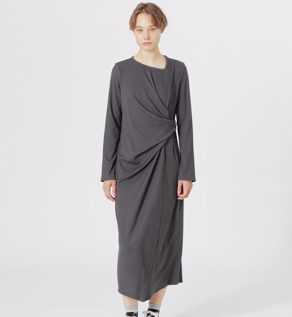 muller of yoshiokubo】WOMEN HERRINGBONE PLEATS DR MLF20609|LOVELESS(ラブレス )の通販｜アイルミネ