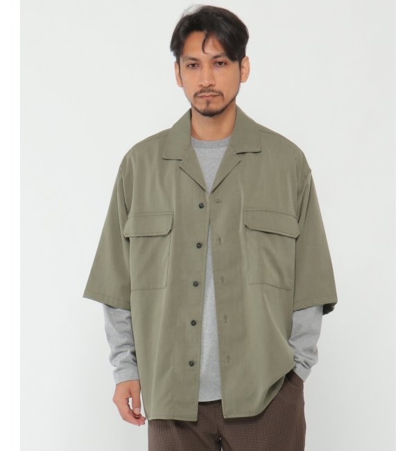 メンズファッションなら|【イッカ/ikka】 オープンカラーシャツジャケット