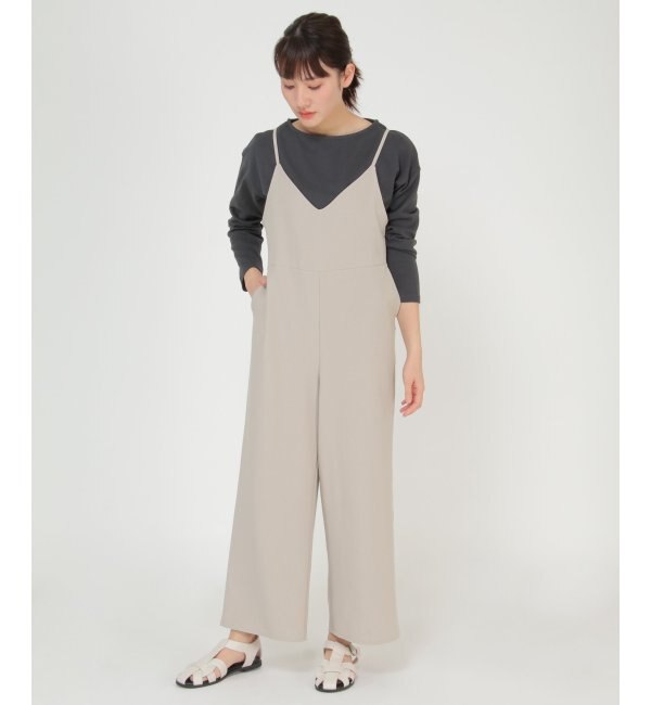 激安正規品 ikka サロペット オールインワン ikka サロペット