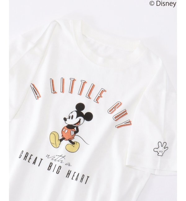 ＜アイルミネ＞【イッカ/ikka】 【キッズ】 Disney ディズニー ミッキーマウス／レタープリントTシャツ（100~150cm）
