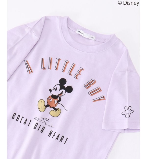 キッズ】 Disney ディズニー ミッキーマウス／レタープリントTシャツ