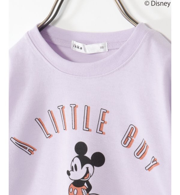 キッズ】 Disney ディズニー ミッキーマウス／レタープリントTシャツ（100~150cm）|ikka(イッカ)の通販｜アイルミネ