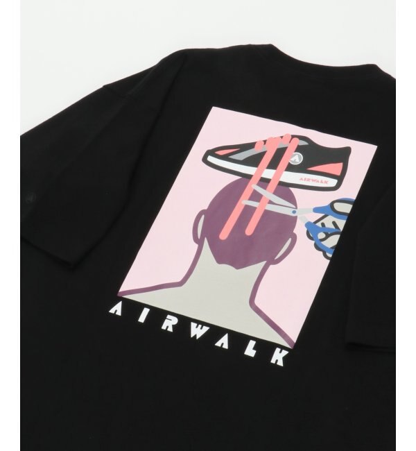 AIR WALK エアウォーク プリントTシャツ - Tシャツ