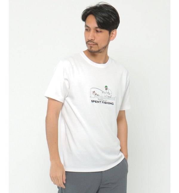 フィッシング刺繍Tシャツ ECO|ikka(イッカ)の通販｜アイルミネ