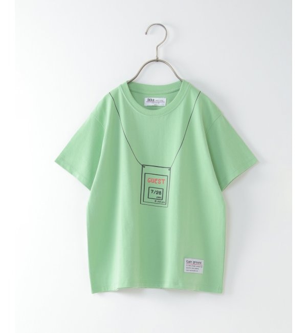 ＜アイルミネ＞【イッカ/ikka】 【キッズ】パスケースモチーフTシャツ（100~160cm）画像