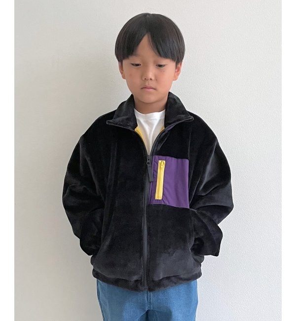 ＜アイルミネ＞【イッカ/ikka】 ボアフリースジャケット（120~160cm）画像