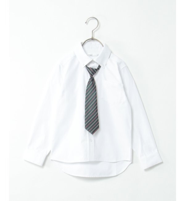 ＜アイルミネ＞【イッカ/ikka】 【フォーマル対応】ネクタイ付きシャツ（110~130cm）