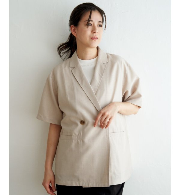 人気ブランドの新作 jackets 【linen by 下北沢】リネンジャケット 