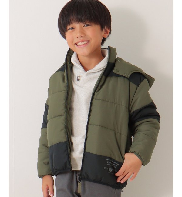 フード脱着中綿切り替えジャケット（120~160cm）|ikka(イッカ)の通販