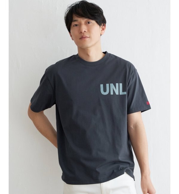 URBAN NATURE LIFE ロゴプリントTシャツ