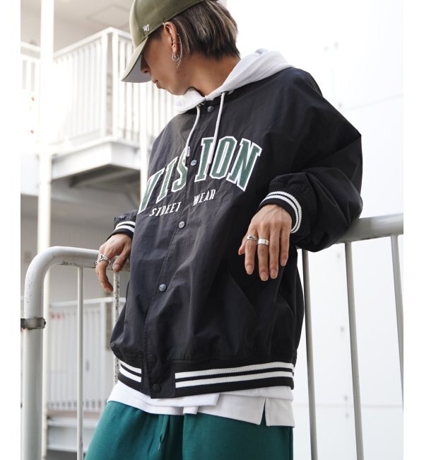 VISION STREET WEAR ビジョンストリートウェア ナイロンスタジャン