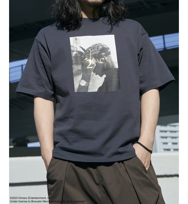 2PAC 2パック フォトTシャツ|VENCE share style(ヴァンスシェアスタイル)の通販｜アイルミネ