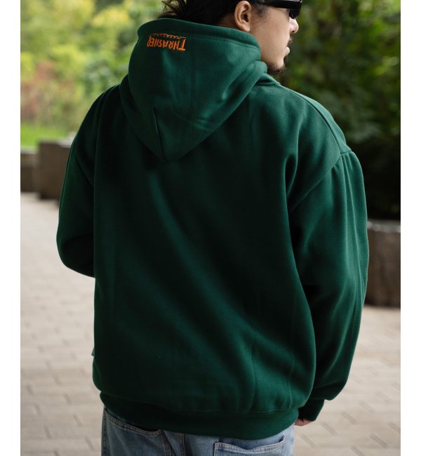 ZINGER ひろい ジップ パーカー Mサイズ THRASHER ZORLAC