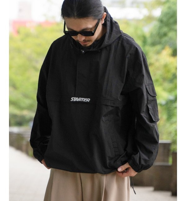 ファッションメンズのイチオシ|【ヴァンスシェアスタイル/VENCE share style】 STARTER BLACK LABEL スターターブラックレーベルナイロンアノラック