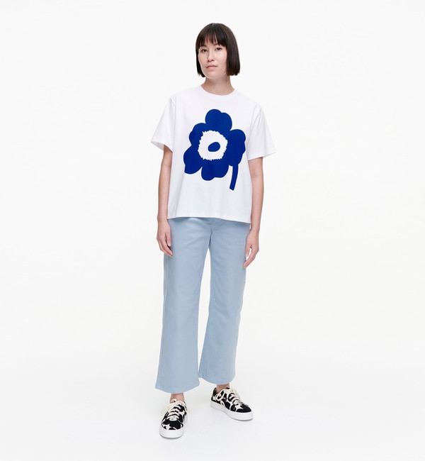 ＜アイルミネ＞【マリメッコ/Marimekko】 Vaikutus Unikko Tシャツ