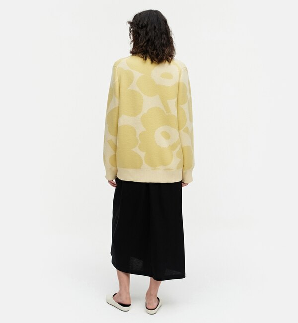 Marimekko Makeasti Unikko ニットカーディガン  M