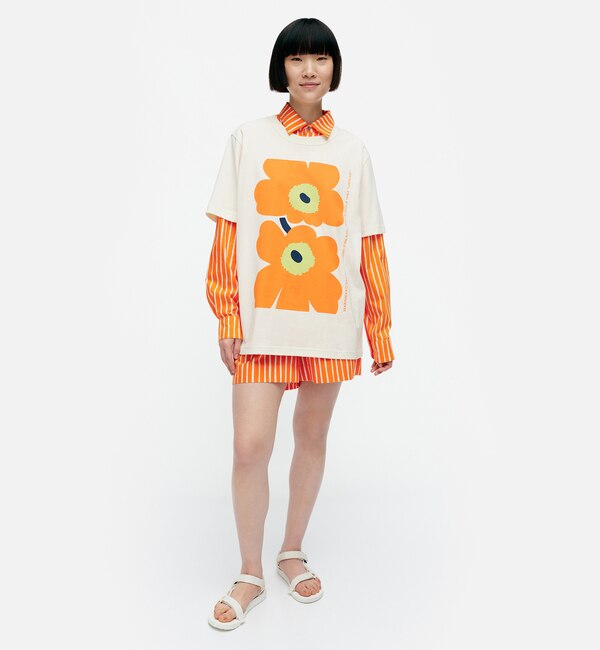 Kioski Embla Unikko Placement Tシャツ|Marimekko(マリメッコ)の通販